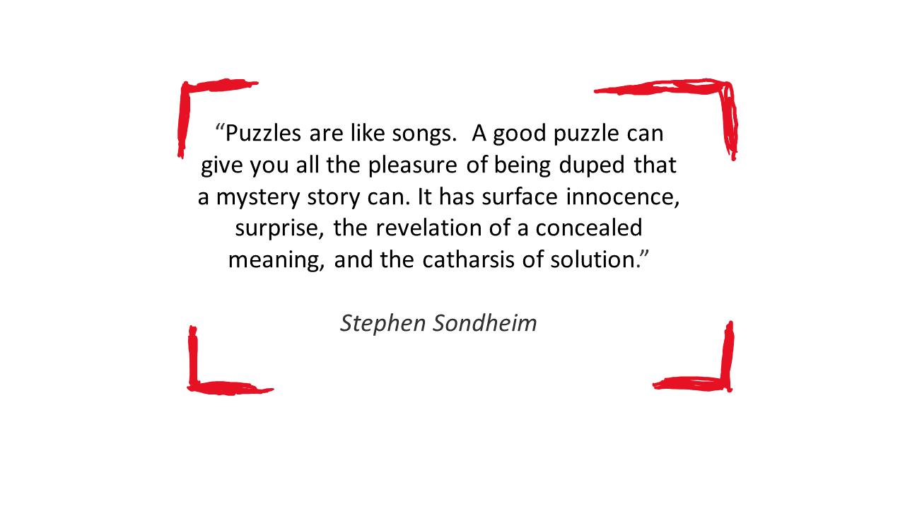Puzzles Are Like Songs