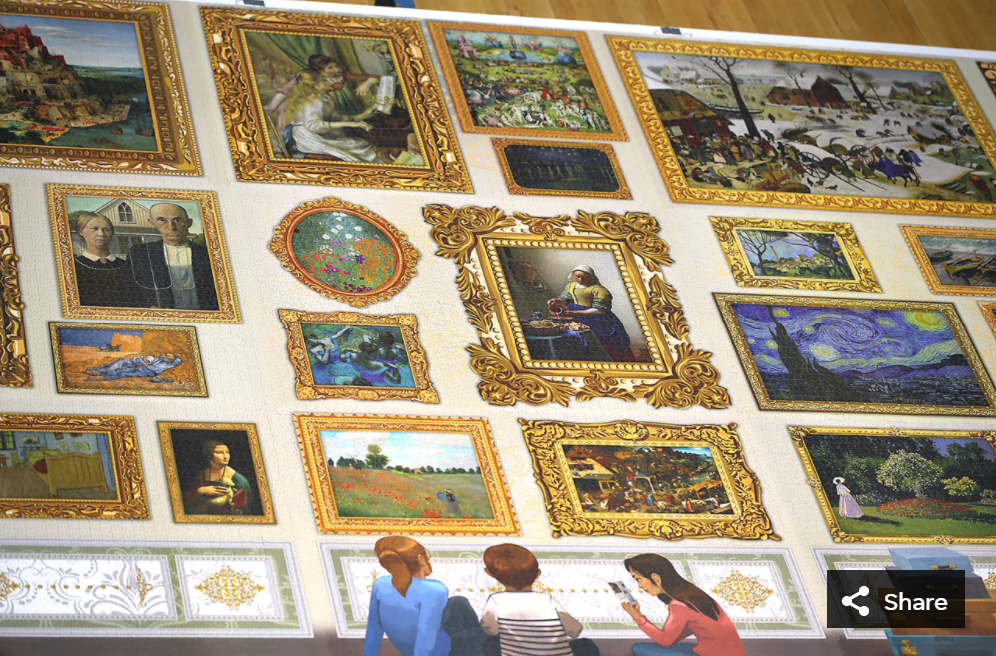 Travel Around Art - Puzzlicious Shares Images of World's Largest Puzzle