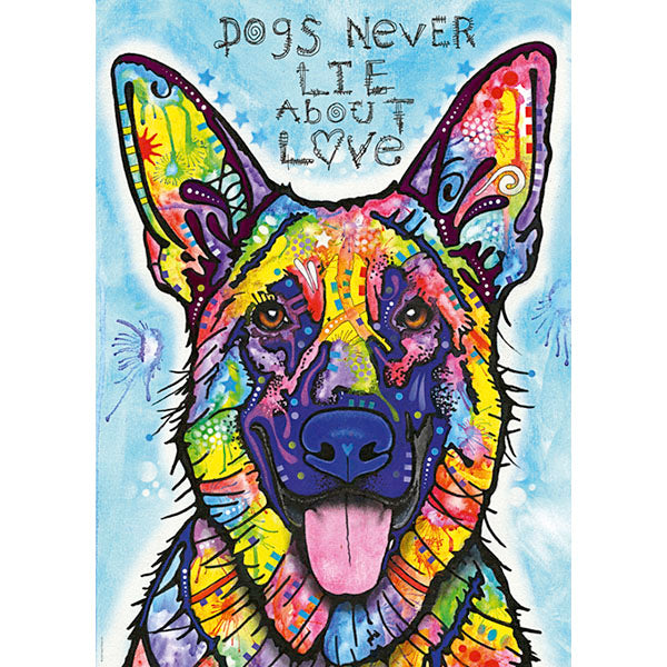 Jolly Pets: Dogs Never Lie 1000 Piece Puzzle - Quick Ship - Puzzlicious.com
