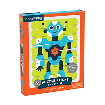 Mudpuppy 2-Sided 24-Piece Puzzle Sticks (Various Options) - Puzzlicious.com