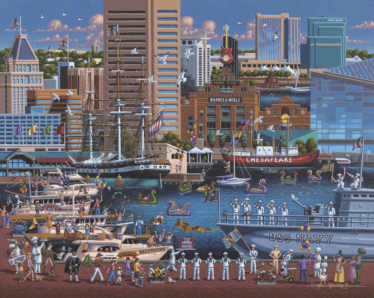 Baltimore 500 Piece Puzzle - Quick Ship - Puzzlicious.com