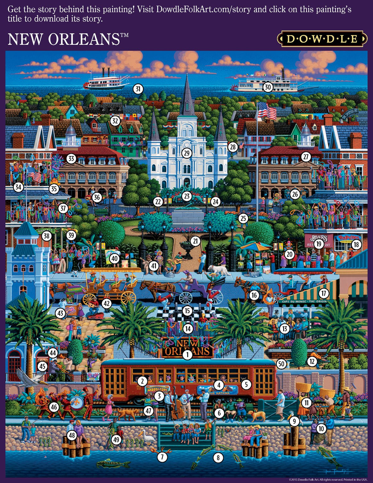 New Orleans 500 Piece Puzzle - Puzzlicious.com