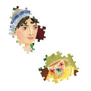 Jane Austen&#39;s Book Club 1000 Piece Round Puzzle - Quick Ship - Puzzlicious.com