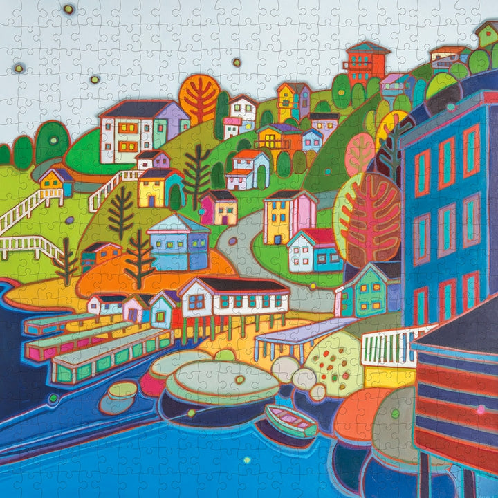 Darlene Kulig: Jelly Bean Hill 500 Piece Jigsaw Puzzle - Quick Ship - Puzzlicious.com