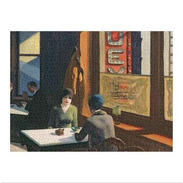 Edward Hopper&#39;s Two Women in Conversation 1000 Piece Jigsaw Puzzle - Puzzlicious.com