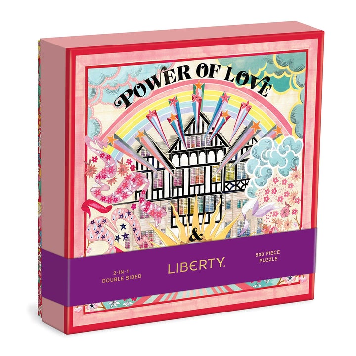 Liberty Power of Love 500 Piece Double Sided Puzzle with Shaped Pieces - Quick Ship