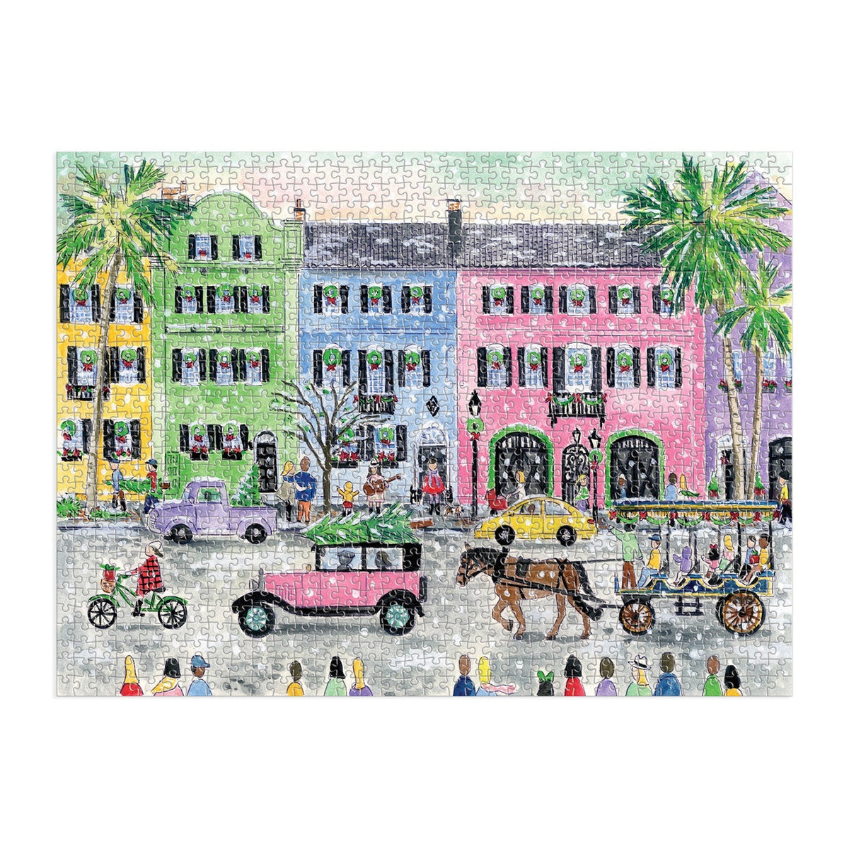 Michael Storrings Christmas in Charleston 1000 Piece Puzzle