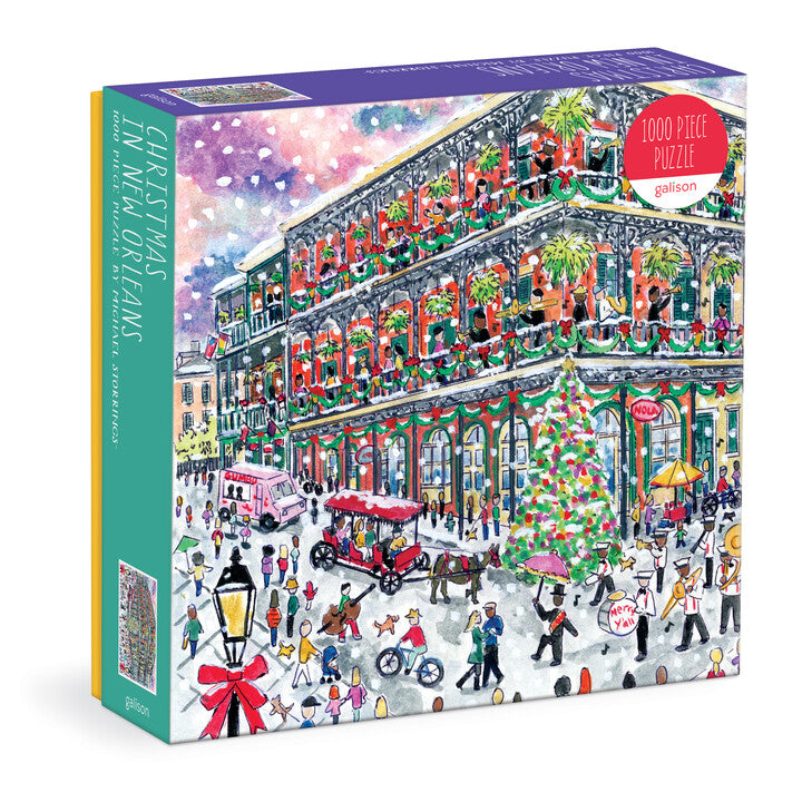 Michael Storrings Christmas in New Orleans 1000 Piece Puzzle