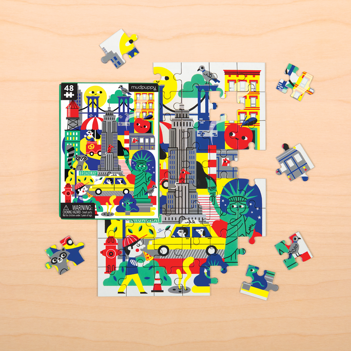 New York 48 Piece Mini Puzzle - Quick Ship