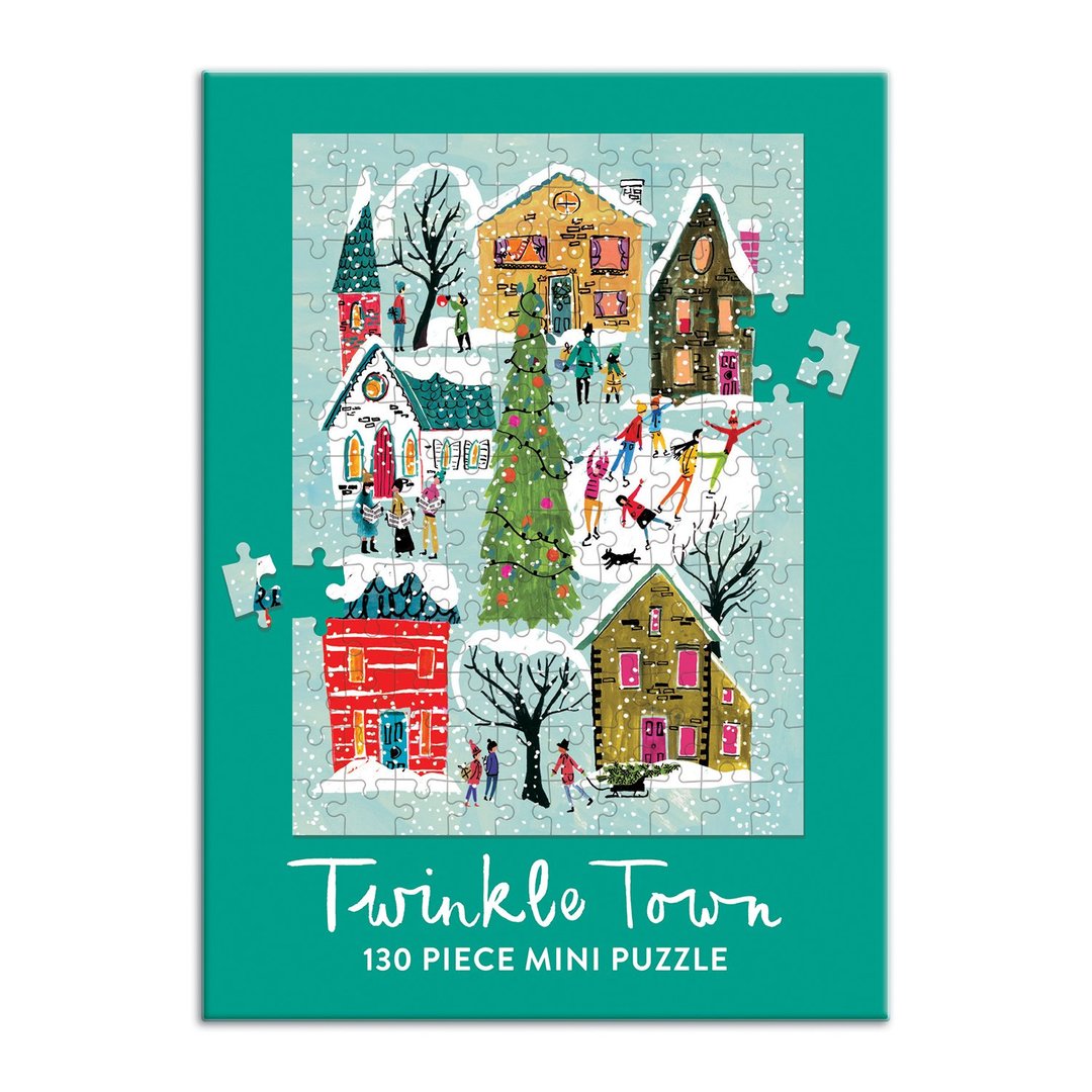 Twinkle Town 130 Piece Mini Jigsaw Puzzle - Puzzlicious.com