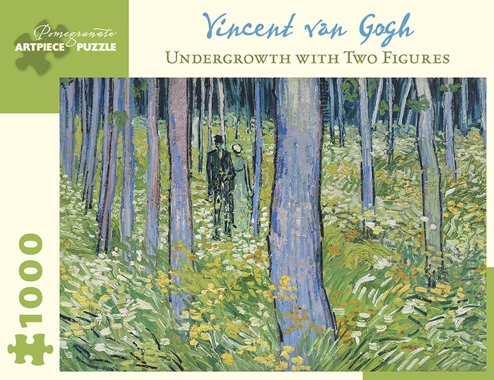 Van Gogh: Undergrowth-Two Figures 1000 Piece Jigsaw Puzzle - Quick Ship - Puzzlicious.com