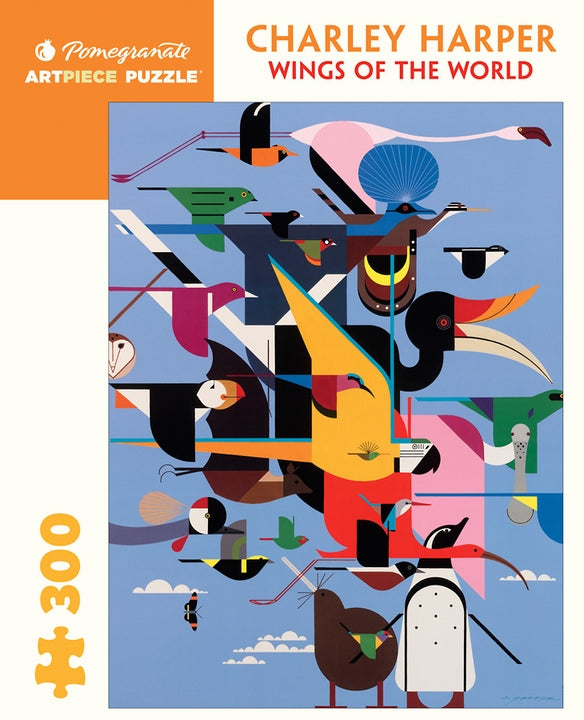 Charlie Harper: Wings of the World 300 Piece Jigsaw Puzzle - Quick Ship - Puzzlicious.com