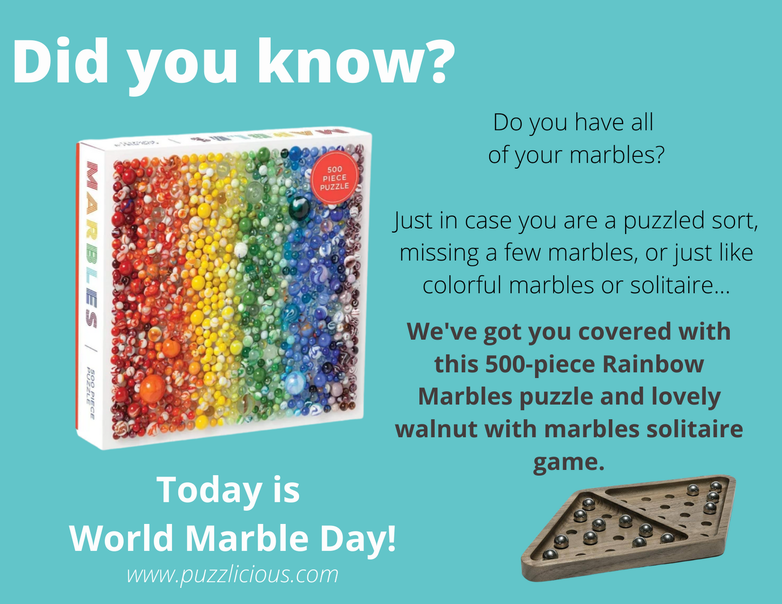 World Marbles Day - Have You Lost Your Marbles?