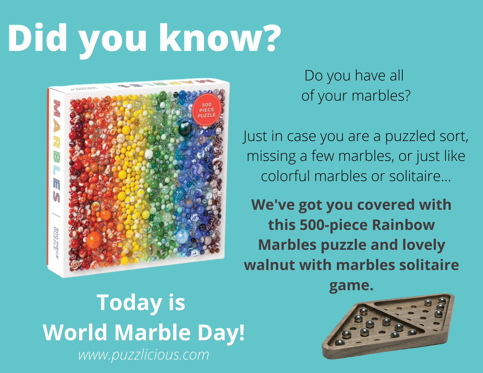 World Marbles Day - Have You Lost Your Marbles?