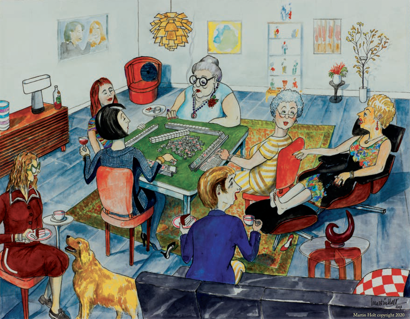 Mah Jongg Meet Up 1000 Piece Puzzle - Quick Ship