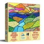 Quilted Appalachian Sunset 500 Piece Puzzle - Quick Ship