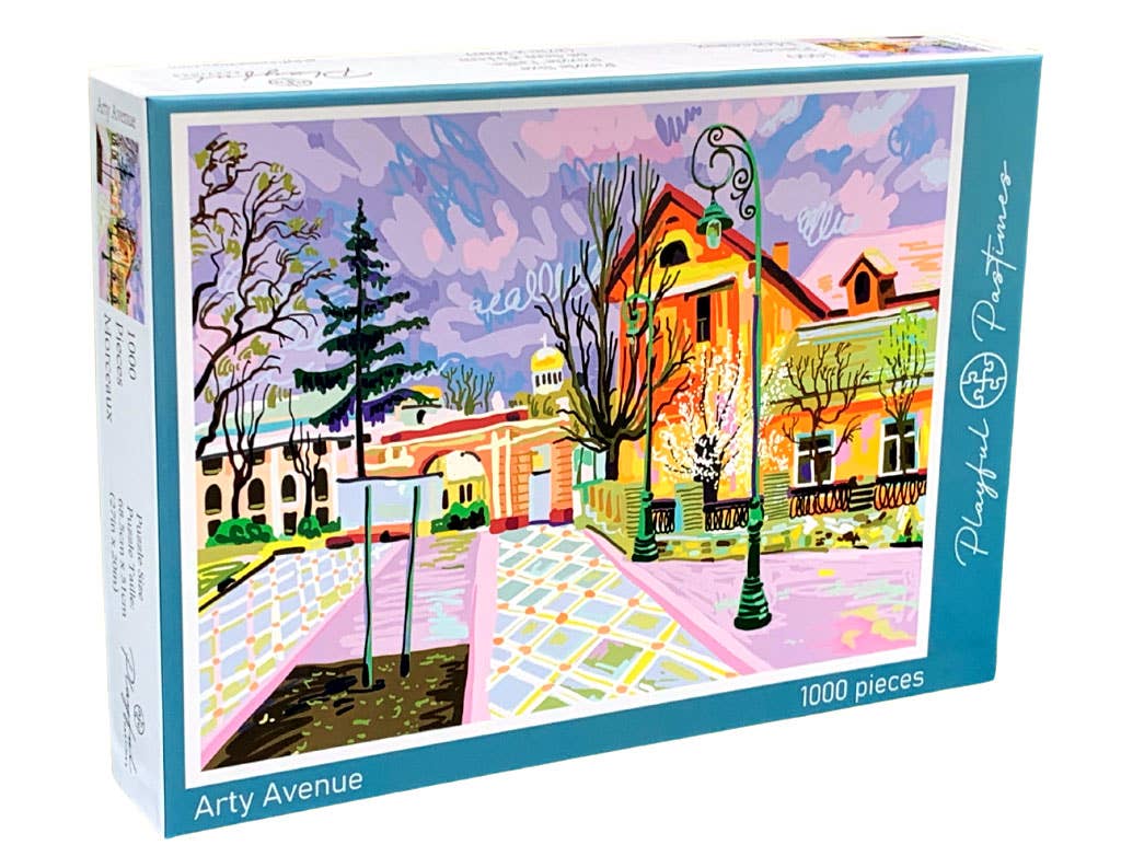 Arty Avenue | 1000 piece jigsaw puzzle - Quick Ship - Puzzlicious.com