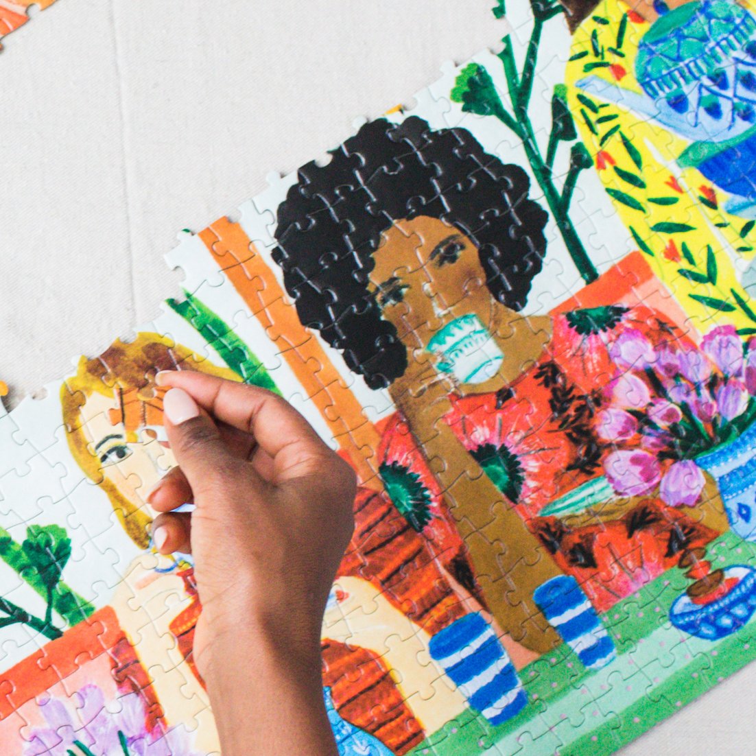 Three for Tea - 500 Piece Puzzle - Quick Ship - Puzzlicious.com