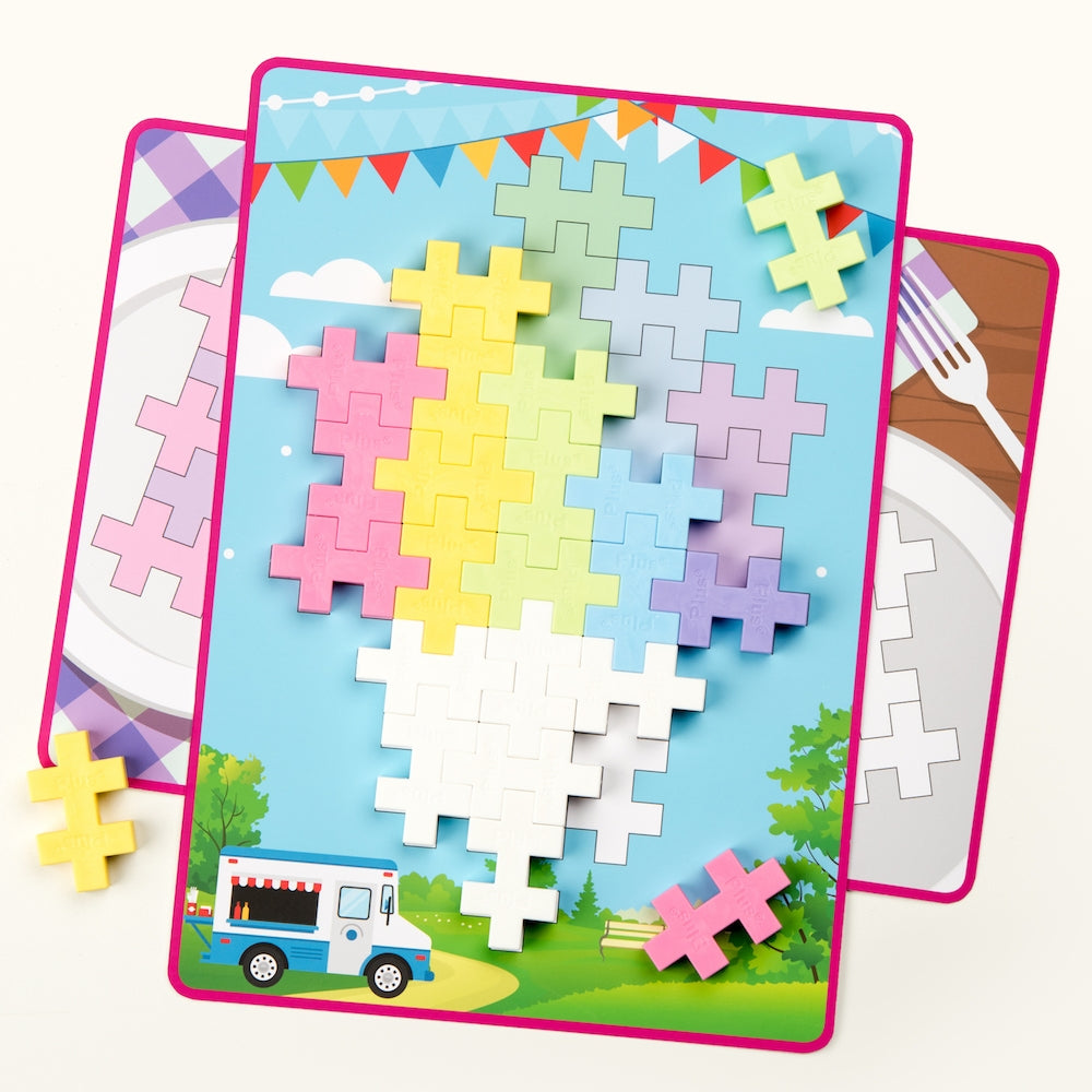 Plus-Plus - BIG Picture Puzzles - Pastel - Puzzlicious.com