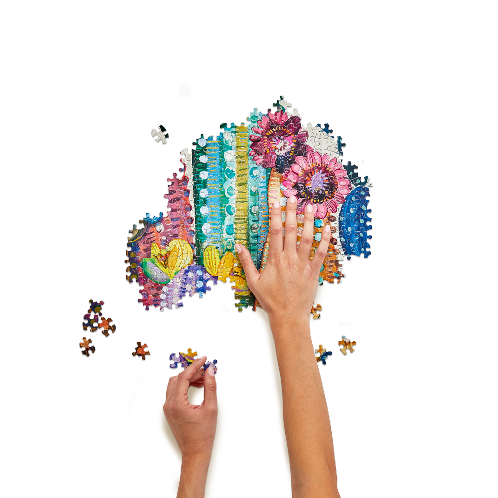 Desert Bloom Cactus Flower | 1000 Piece Puzzle - Quick Ship
