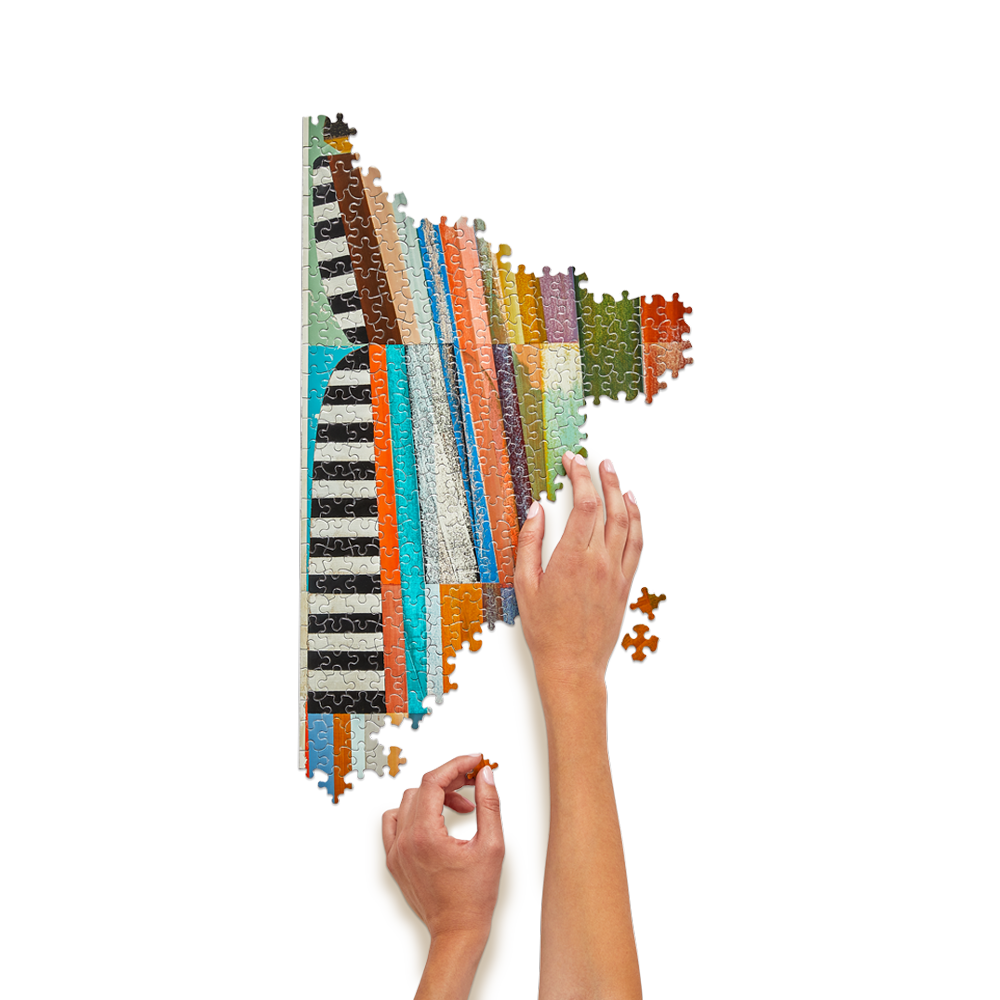 Carnivalesque Shaman Abstract Shapes | 1000 Piece Jigsaw - Quick Ship