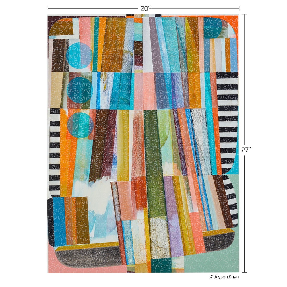 Carnivalesque Shaman Abstract Shapes | 1000 Piece Jigsaw - Quick Ship