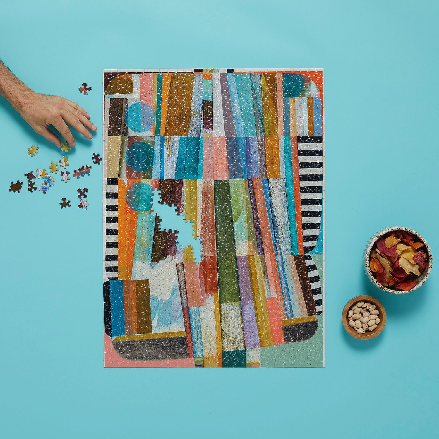 Carnivalesque Shaman Abstract Shapes | 1000 Piece Jigsaw - Quick Ship