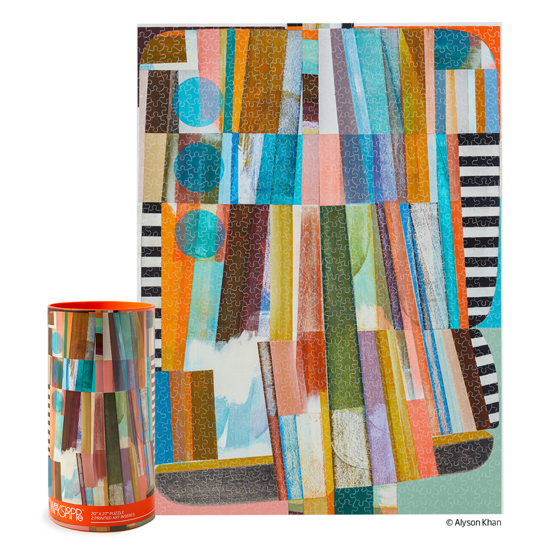 Carnivalesque Shaman Abstract Shapes | 1000 Piece Jigsaw - Quick Ship