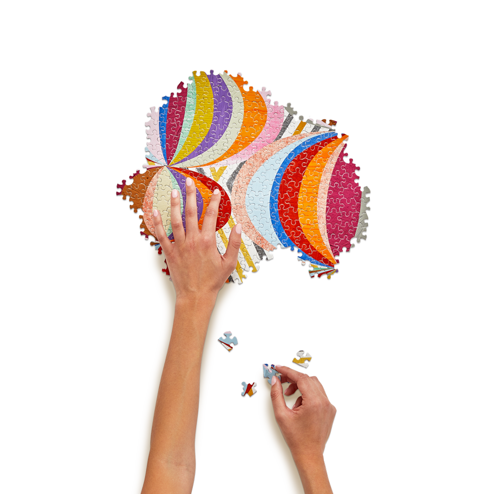 Spherical Harmonics Geometric Abstract | 1000 Piece Jigsaw - Quick Ship