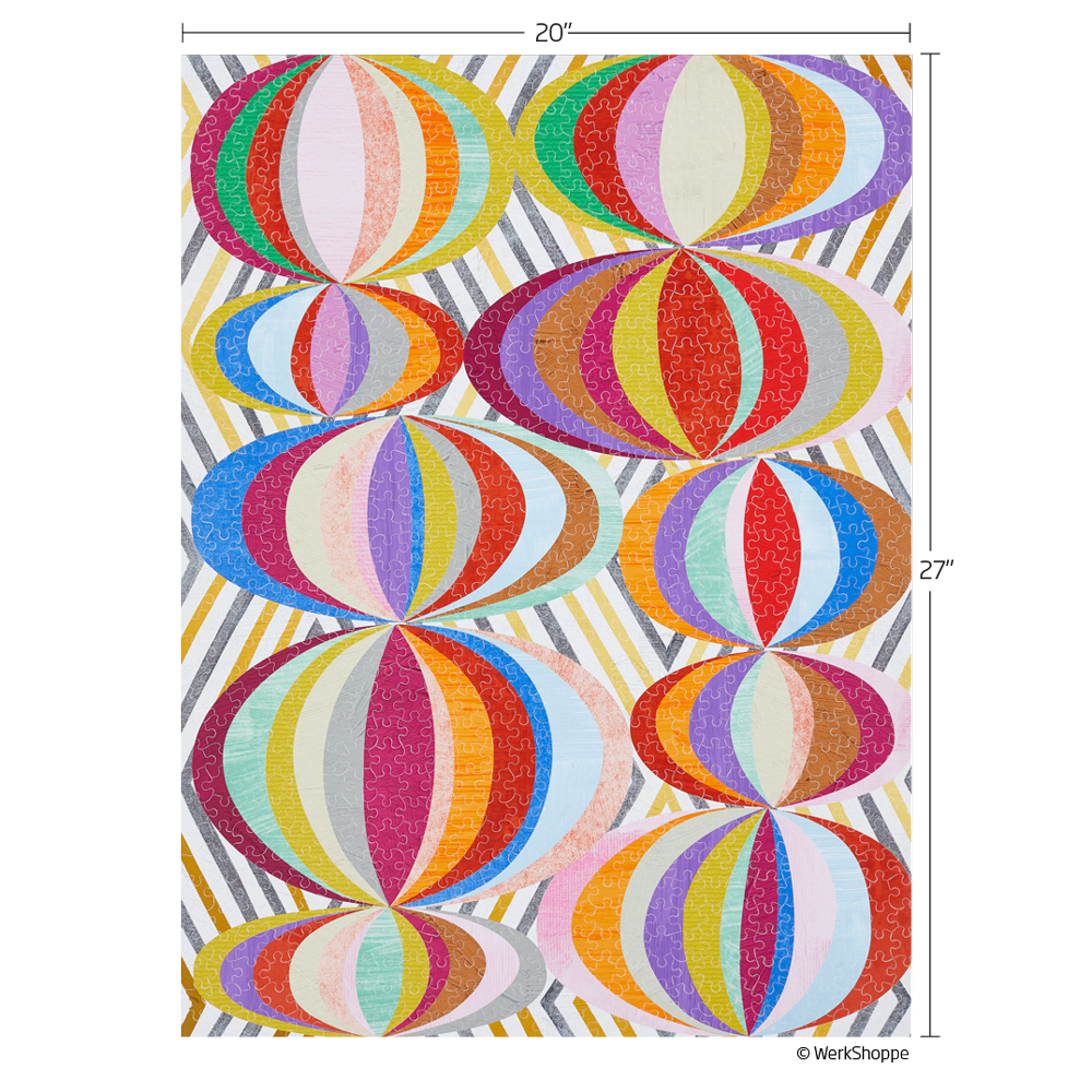 Spherical Harmonics Geometric Abstract | 1000 Piece Jigsaw - Quick Ship