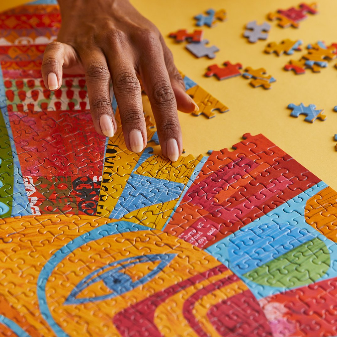 Brand New Day Sun Collage | 1000 Piece Jigsaw Puzzle - Quick Ship