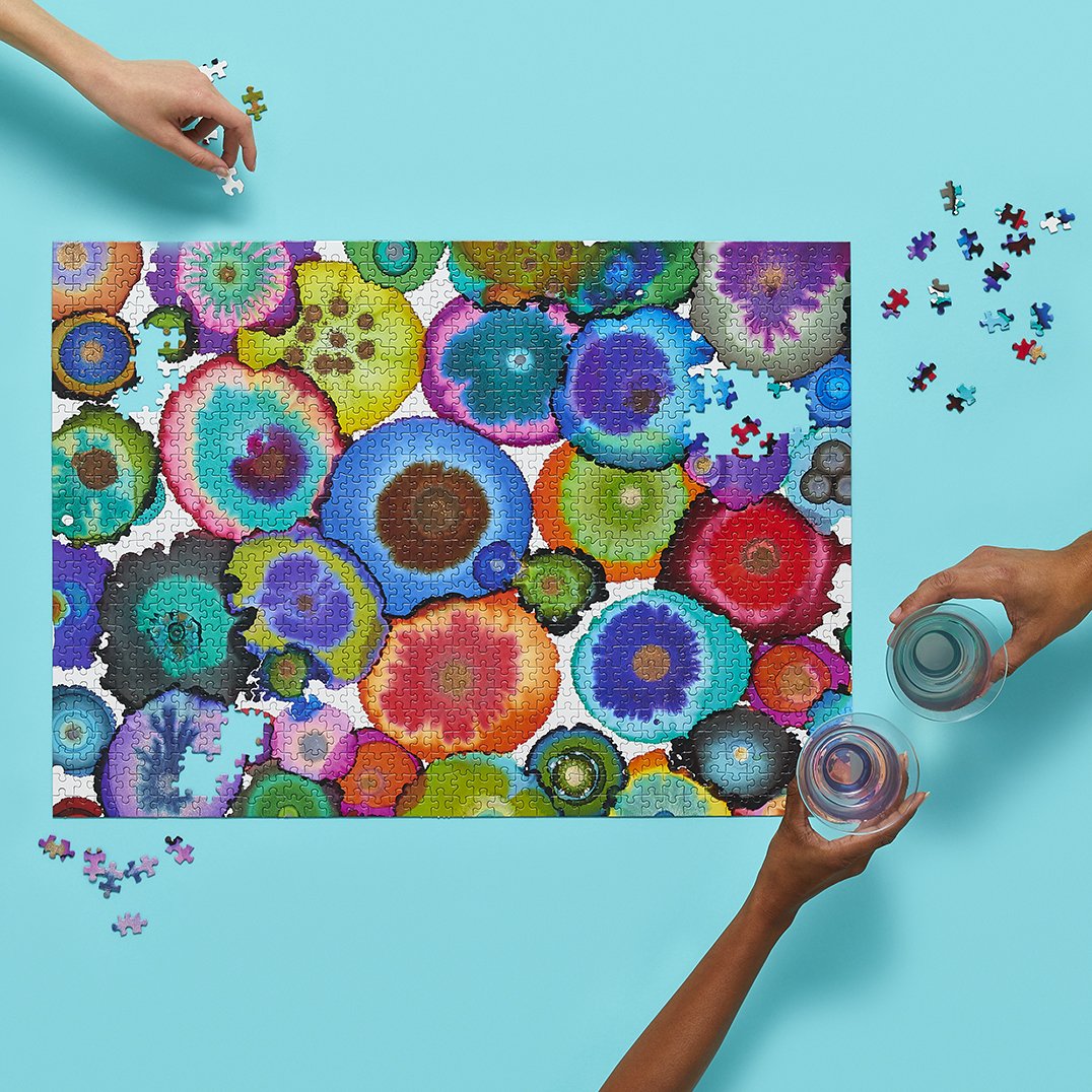 Geodes Watercolor | 1000 Piece Jigsaw Puzzle - Quick Ship