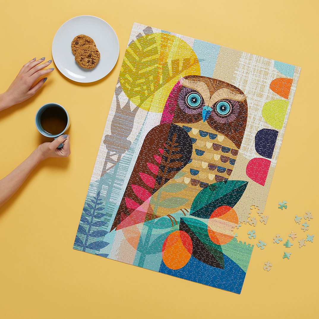 Ruru Owl | 1000 Piece Jigsaw Puzzle - Quick Ship