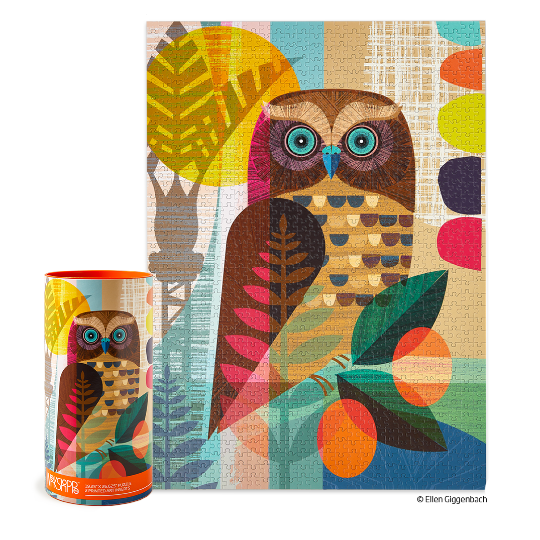 Ruru Owl | 1000 Piece Jigsaw Puzzle - Quick Ship