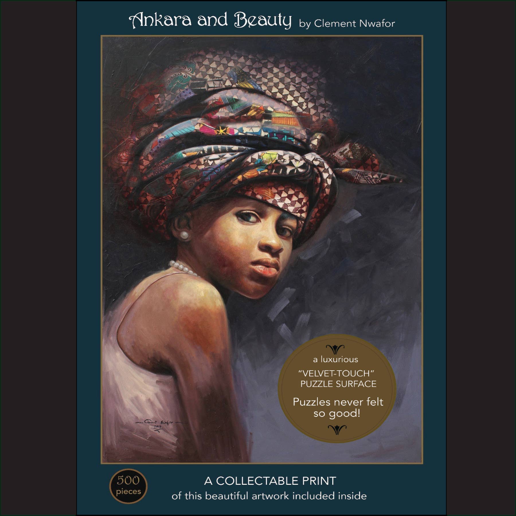 Ankara and Beauty; 500-Piece Velvet-Touch, Jigsaw Puzzle - Quick Ship - Puzzlicious.com