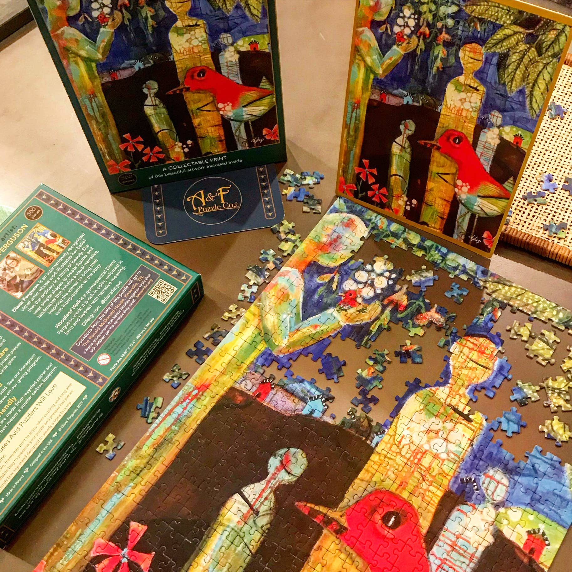 Woodland Walk; 500-Piece Velvet-Touch, Jigsaw Puzzle - Quick Ship - Puzzlicious.com