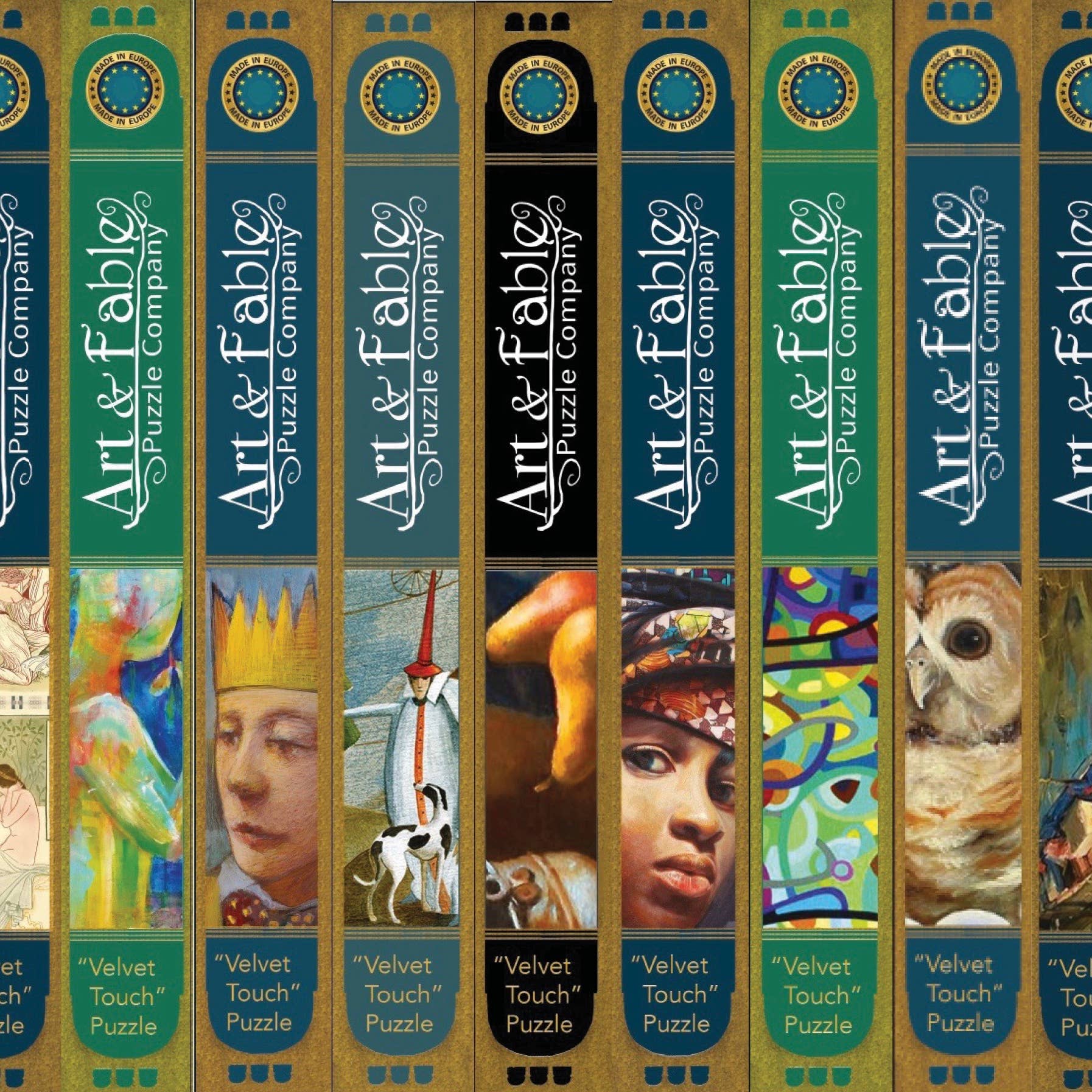 Along the River; 500-Piece "Velvet-Touch" Jigsaw Puzzle - Quick Ship - Puzzlicious.com