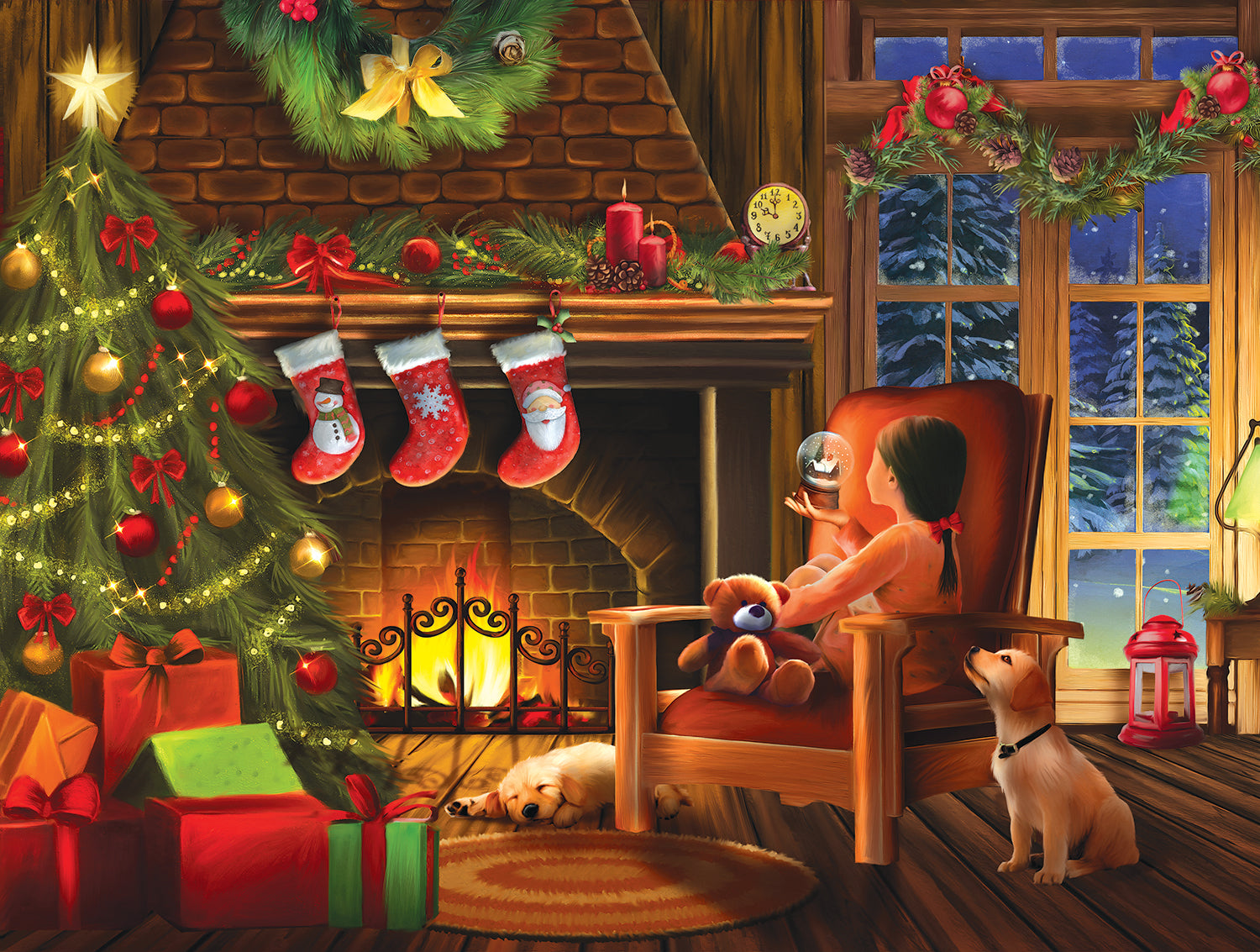 Dreaming of Christmas 1000 Piece Puzzle - Quick Ship - Puzzlicious.com
