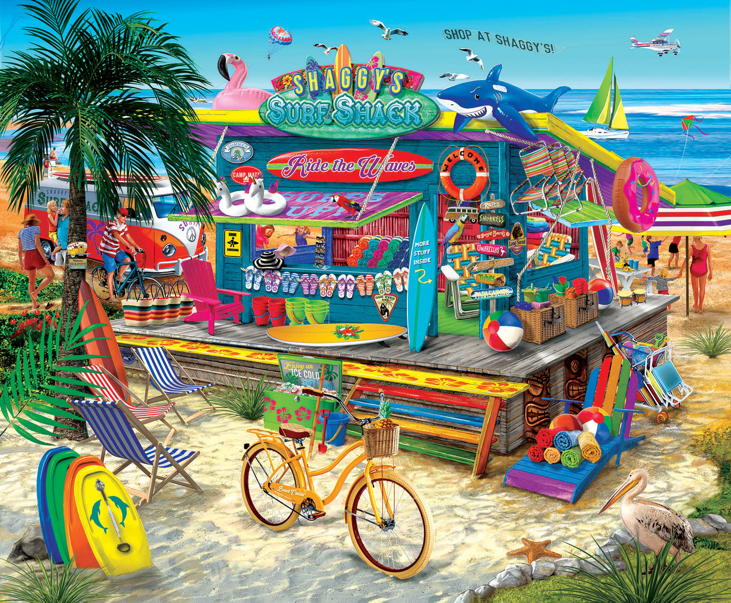 Shaggy's Surf Shop 1000 Piece Puzzle