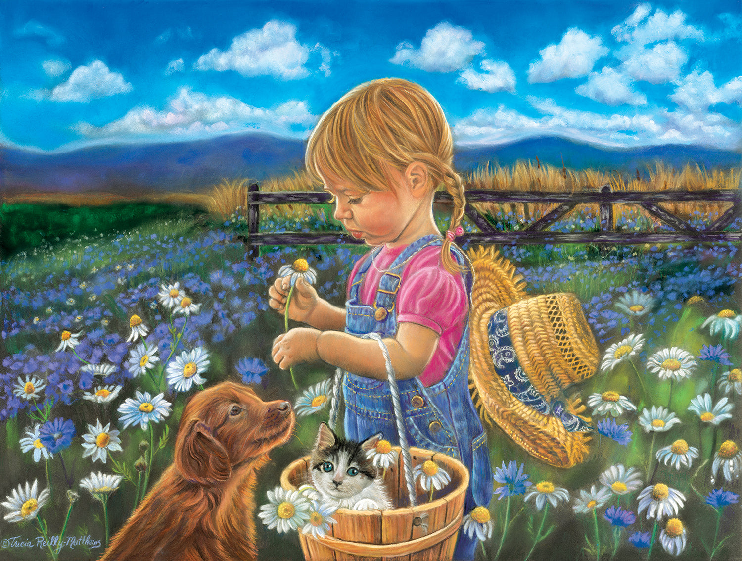Country Girl 500 Piece Puzzle - Quick Ship - Puzzlicious.com