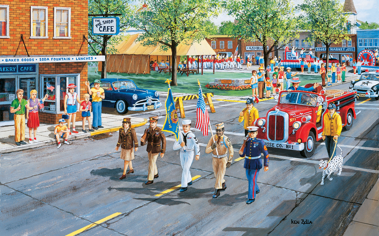 Independence Day 300 Piece Puzzle - Puzzlicious.com