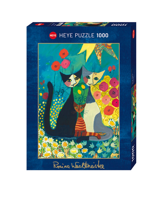 Wachtmeister&#39;s Flowerbed 1000 Piece Puzzle - Puzzlicious.com