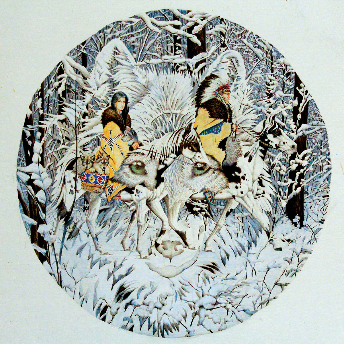 Keeper of the Wolf 1000 Piece Puzzle - Quick Ship - Puzzlicious.com