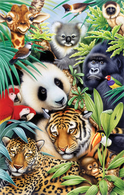 Animal Magic 100 Piece Puzzle - Puzzlicious.com