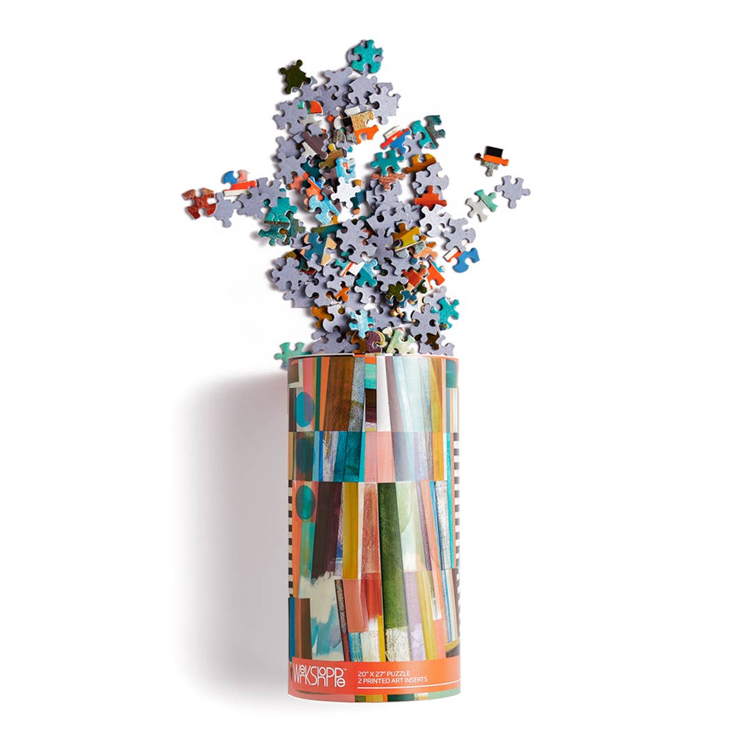 Carnivalesque Shaman Abstract Shapes | 1000 Piece Jigsaw - Quick Ship - Puzzlicious.com