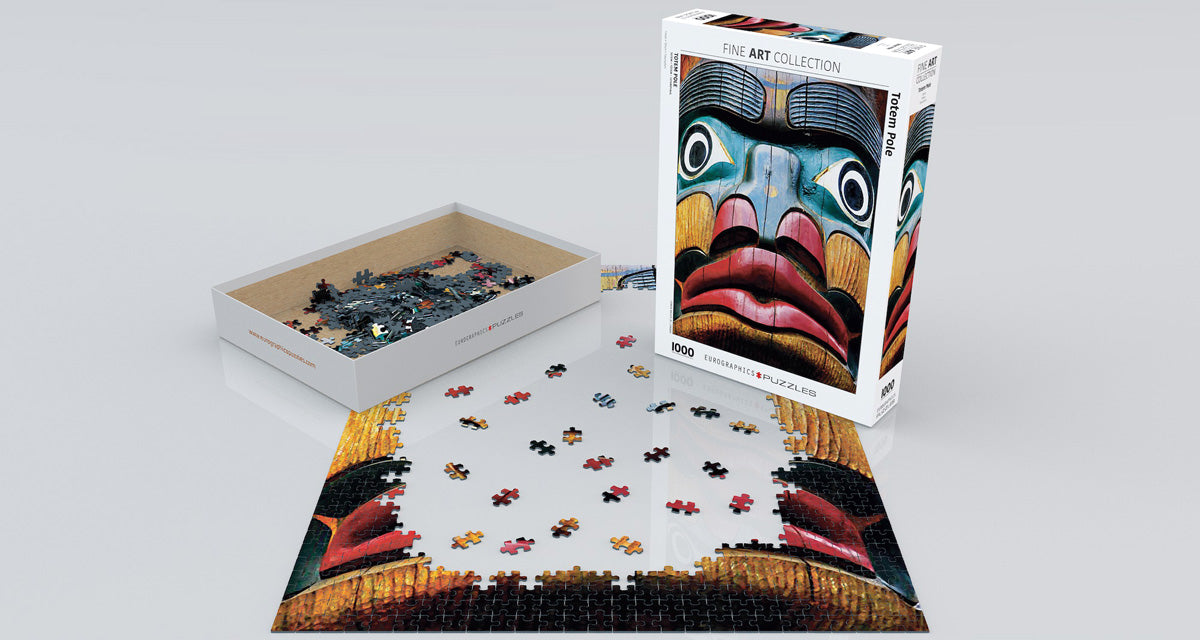 Totem Pole 1000 Piece Puzzle - Quick Ship - Puzzlicious.com