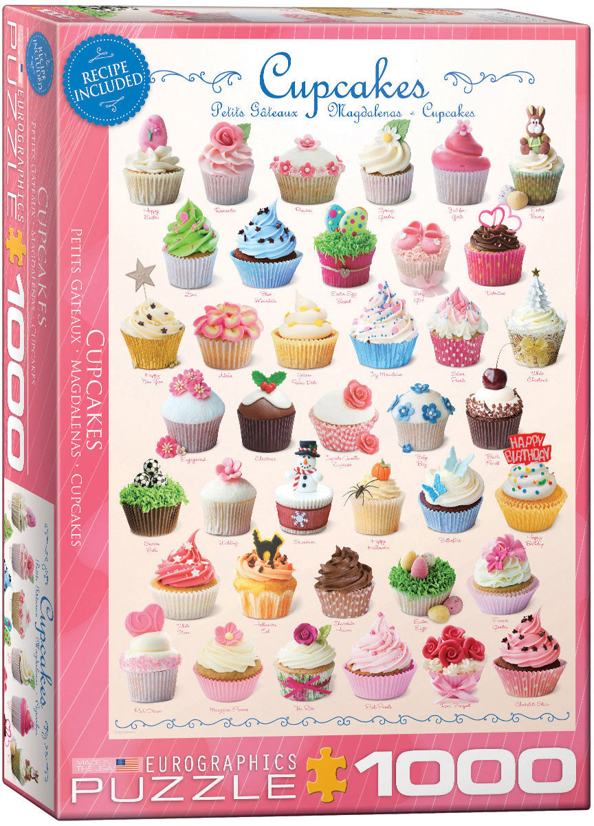 Eurographics Cupcakes 1000 Piece Puzzle - Quick Ship - Puzzlicious.com