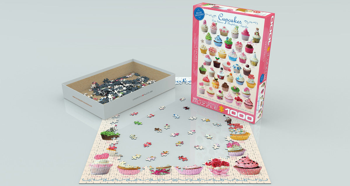 Eurographics Cupcakes 1000 Piece Puzzle - Quick Ship - Puzzlicious.com