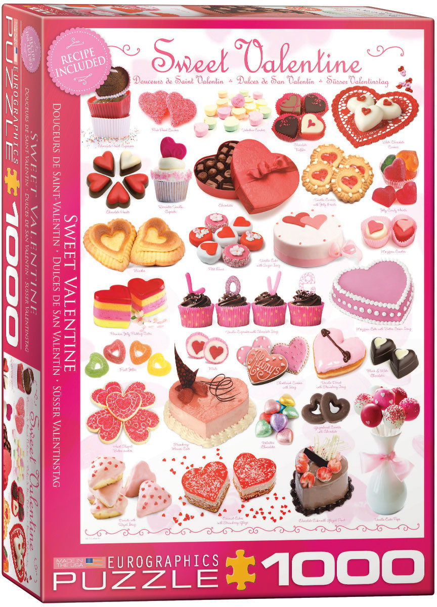 Eurographics Sweet Valentine 1000 Piece Puzzle - Quick Ship - Puzzlicious.com