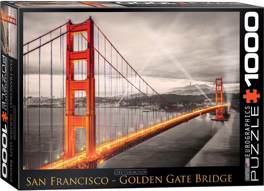 San Francisco Golden Gate Bridge 1000 Piece Puzzle - Quick Ship - Puzzlicious.com